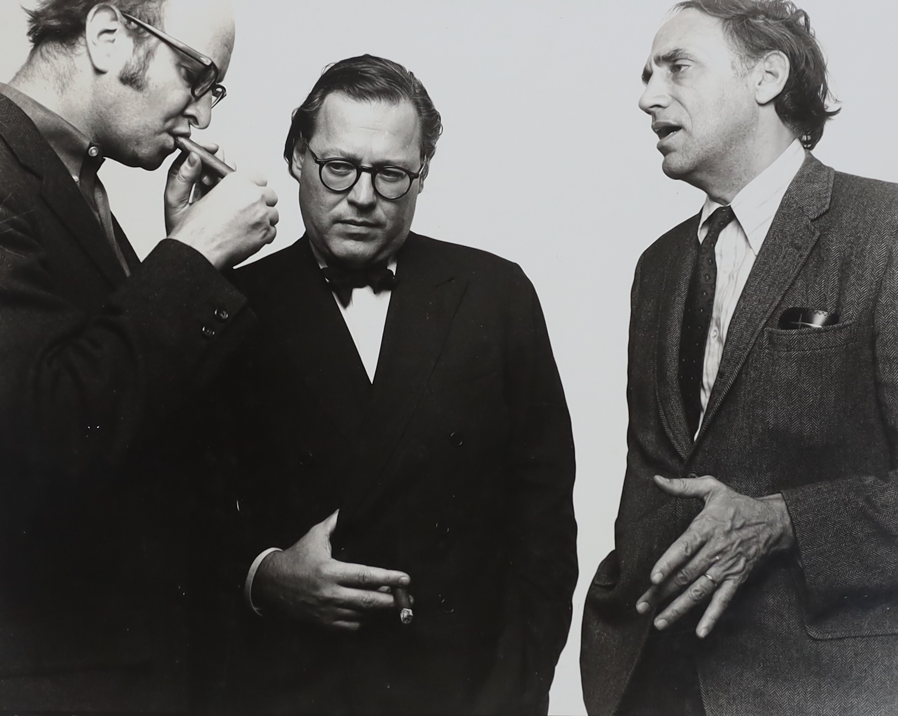 Richard Avedon (American, 1923-2004), 'The Chicago Seven sessions', set of three gelatin silver prints, 35 x 28cm